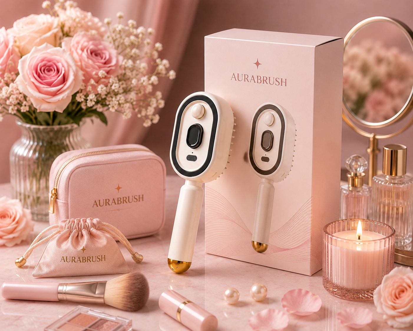 AuraBrush™ – Smooth, Sleek Hair In Minutes